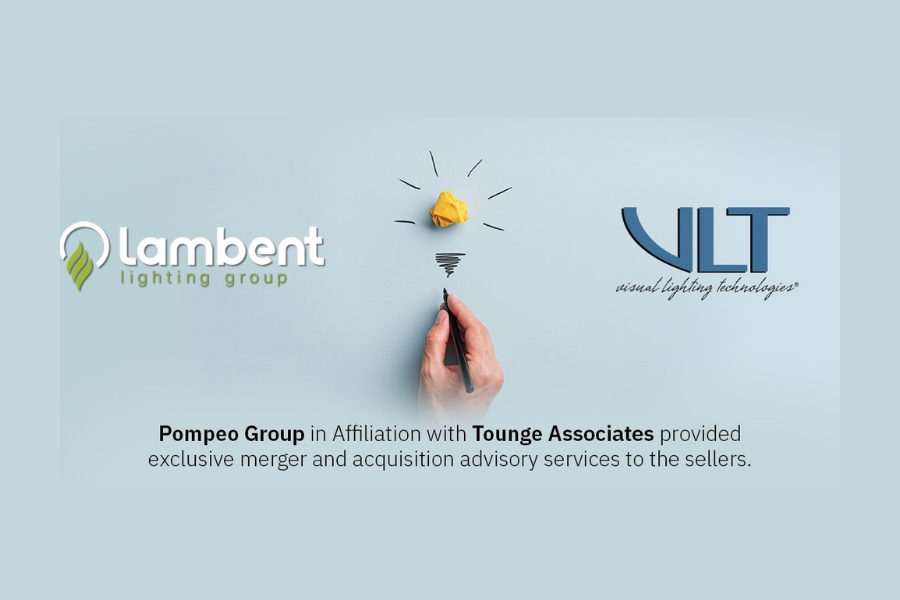 Pompeo Group & Tounge Associates Announce Merger of VLT and Lambent Holdings